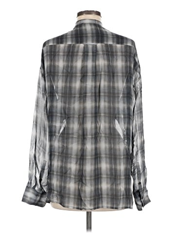 Vince. Long Sleeve Silk Top (view 2)