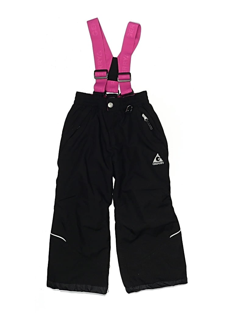 Pre-owned Gerry Kids' Snow Pants With Bib In Black