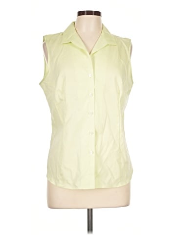 Jones New York Signature Sleeveless Button-Down Shirt (view 1)