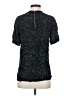 Madewell Animal Print Black Short Sleeve Blouse Size S - photo 2