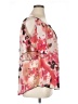 Wrapper 100% Polyester Pink Short Sleeve Blouse Size XL (estimated) - photo 4