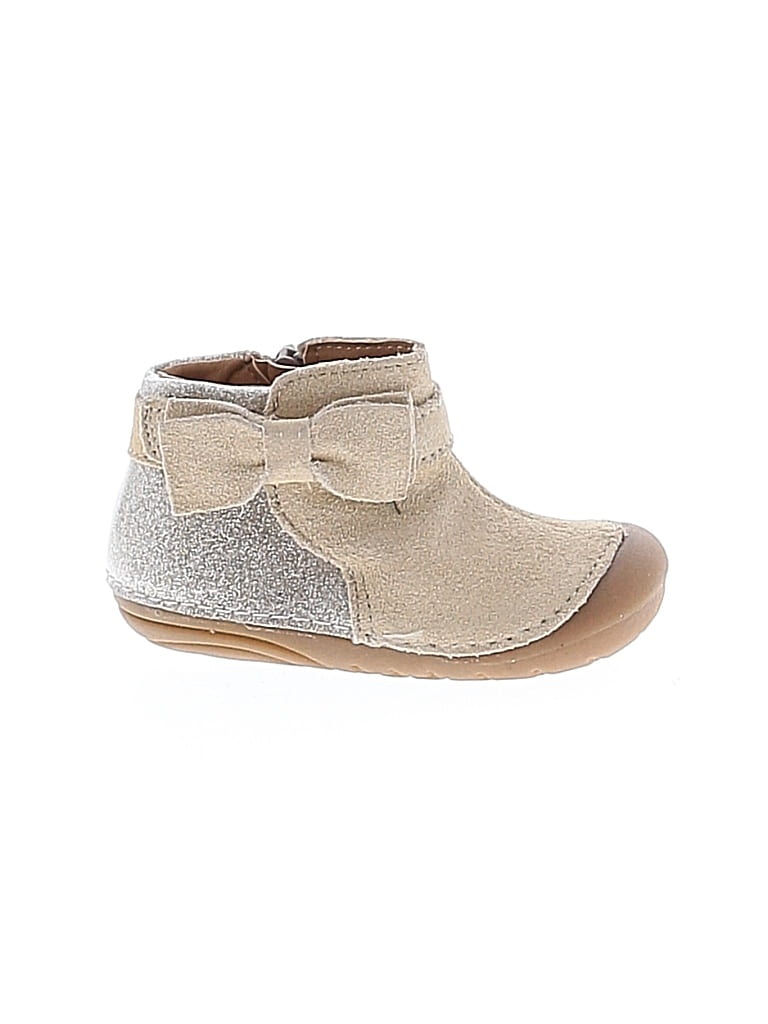 Pre-owned Stride Rite Kids' Ankle Boots In Tan