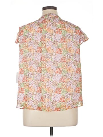 LC Lauren Conrad Short Sleeve Blouse (view 2)