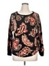 Ann Taylor LOFT Outlet 100% Cotton Paisley Black Pullover Sweater Size XL - photo 1