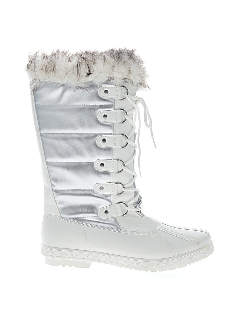 Pre-owned Assorted Brands Boots In Silver