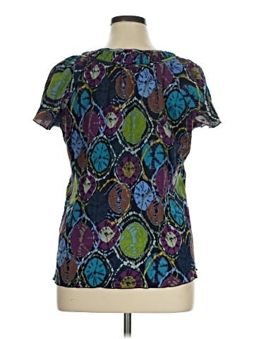 Laura Scott Short Sleeve Blouse (view 2)