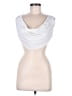 Edikted Silver Sleeveless Top Size S - photo 1