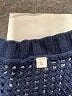Unbranded 100% Acrylic Blue Sweater Vest Size L - photo 7