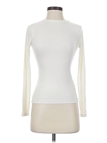 Madewell Drapey Rib Long-Sleeve Tee (view 1)