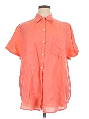 Lands' End Short Sleeve Button-Down Shirt (view 1)