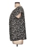 ModCloth 100% Polyester Black Short Sleeve Top Size L - photo 5
