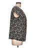 ModCloth 100% Polyester Black Short Sleeve Top Size L - photo 4