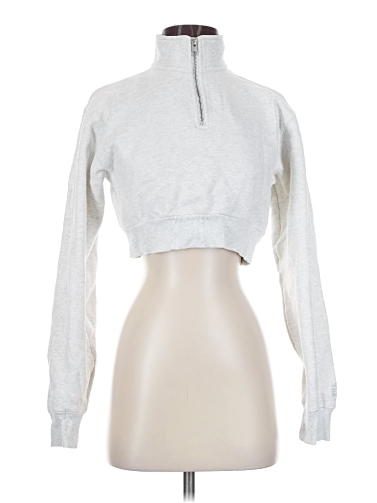 Pre-owned Tna Sweatshirt In Silver