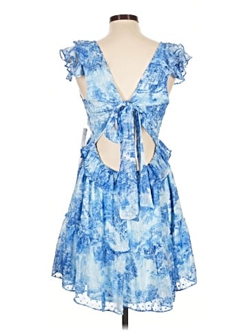 Aqua Cocktail Dress (view 2)