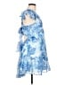 Aqua 100% Polyester Tie-dye Blue Cocktail Dress Size XL - photo 4