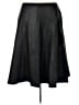 Classiques Entier 100% Leather Solid Black Leather Skirt Size 12 - photo 1