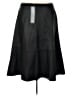 Classiques Entier 100% Leather Solid Black Leather Skirt Size 12 - photo 2