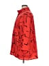 Ali Miles Print Red 3/4 Sleeve Button-Down Shirt Size XL - photo 5