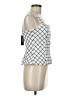 White House Black Market White Sleeveless Blouse Size 6 - photo 4