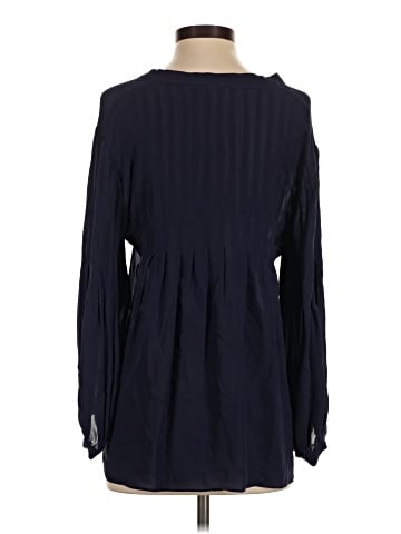 Parker Long Sleeve Silk Top (view 2)