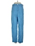 Buru Checkered-gingham Blue Casual Pants Size S - photo 1