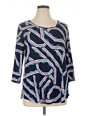 JM Collection 3/4 Sleeve Blouse (view 1)