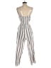 Indulge Stripes Ivory Jumpsuit Size S (estimated) - photo 2