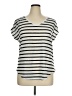 Ava & Viv 100% Polyester Silver Short Sleeve Top Size 1X - photo 1