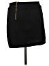 Cecico Solid Black Casual Skirt Size M - photo 2