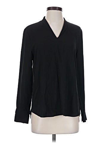 Eileen Fisher Long Sleeve Silk Top (view 1)