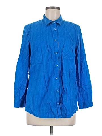 White Stag Long Sleeve Button-Down Shirt (view 1)
