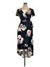 Fortune + Ivy Floral Black Casual Dress Size XL - photo 1