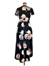Fortune + Ivy Floral Black Casual Dress Size XL - photo 2