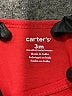 Carter's 100% Cotton Red Long Sleeve Onesie 0-3 MO / 3 MO - photo 3