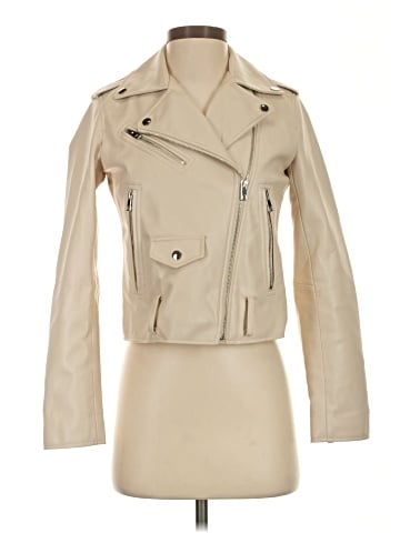 Zara Faux Leather Jacket (view 1)