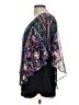 AGB 100% Polyester Black Short Sleeve Blouse Size L - photo 5