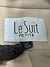 Le Suit 100% Polyester Ivory Blazer Size 12 Petite - photo 6