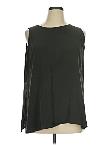 Eileen Fisher Sleeveless Silk Top (view 1)