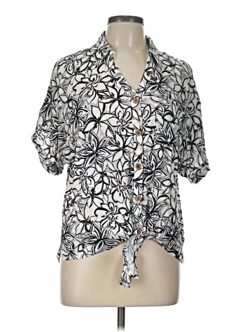I.N. Studio Short Sleeve Blouse (view 1)