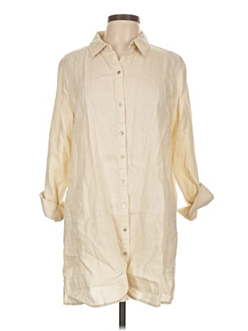 Tahari 3/4 Sleeve Button-Down Shirt (view 1)