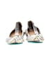 Tieks Animal Print Snake Print Tan Teal Flats Size 8 - photo 2
