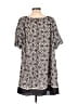 H&M Print Black Casual Dress Size L - photo 2