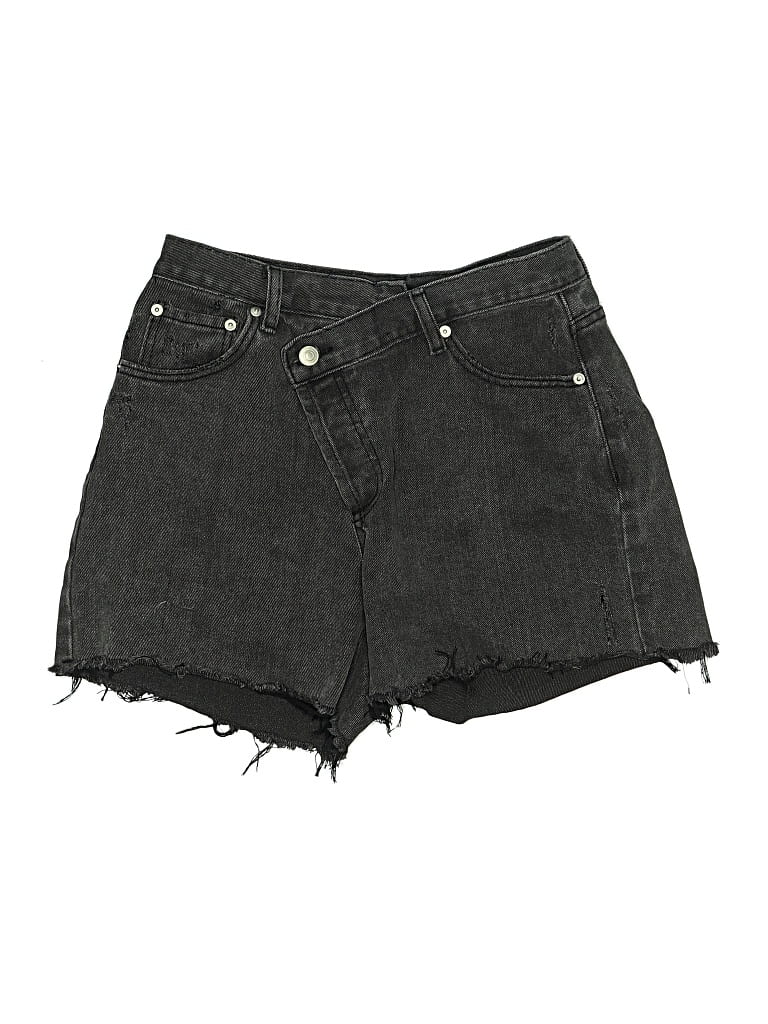 Pre-owned White Fox Denim Shorts In Black