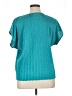 TanJay 100% Polyester Teal Short Sleeve Top Size XL - photo 2
