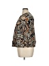 Ruby Rd. 100% Cotton Print Brown Jacket Size 16 - photo 5