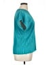TanJay 100% Polyester Teal Short Sleeve Top Size XL - photo 4