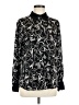Catherine Malandrino 100% Polyester Paisley Black Long Sleeve Blouse Size M - photo 1