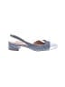 Veronica Beard Stripes Blue Heels Size 7 1/2 - photo 1