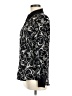 Catherine Malandrino 100% Polyester Paisley Black Long Sleeve Blouse Size M - photo 5