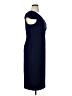 Connected Apparel Solid Blue Cocktail Dress Size 14 - photo 4